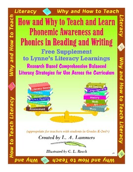 Preview of Free Phonemic Awareness and Phonics Supplement for K-2nd+ Teachers