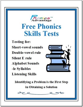 Preview of Free Phonics Skills Test by Phonics Advantage™