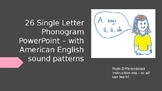 Free Phonograms Powerpoint -- Basic 26 Letters