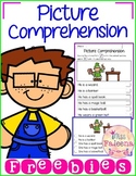 Free Picture Comprehension Cards and Worksheets