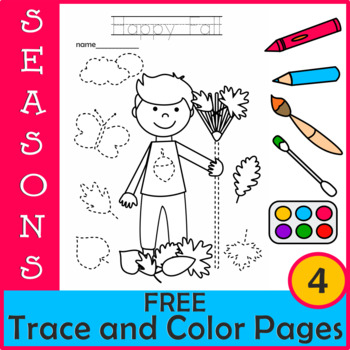 Preview of Free Picture Tracing Activities | Coloring Sheets | Pre-writing Practices