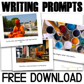 Preview of Free Picture Writing Prompts