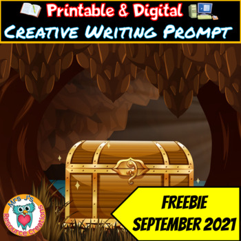 Preview of Free Pirate Treasure Creative Writing Prompt Activity - September 2021