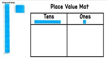 Preview of Free Place Value Template and Drag and Drop Activity
