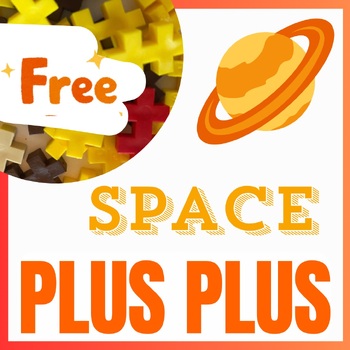 Preview of Freebie Plus Plus blocks / Hashtag Blocks, Solar System Space activity Task Card