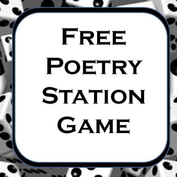 Preview of Free Poetry Dice Game Station & End of the Year Game