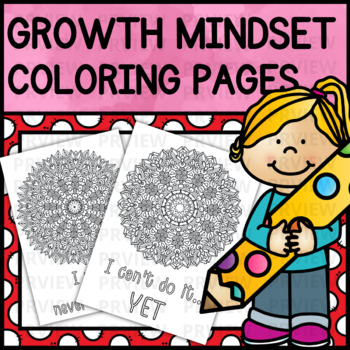 Preview of Free Positive Affirmations Mandala Coloring Pages &... After Testing Activity