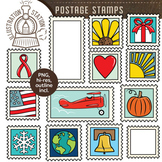 FREE Postage Stamps Clip Art