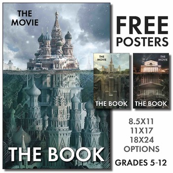 Preview of Free Posters for High School & Middle School Classrooms, English Class Decor
