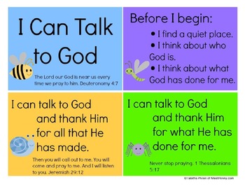 Free Prayer Prompt Cards For Boys By Meet Penny Tpt