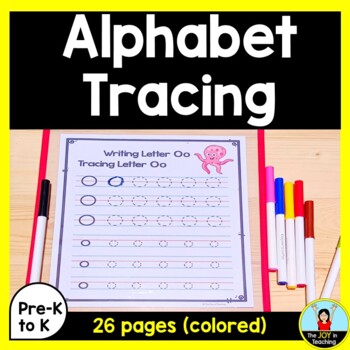 Preview of Free Pre-K Alphabet Tracing