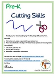 Free ~ Pre-K Cutting & Handwritting Skills