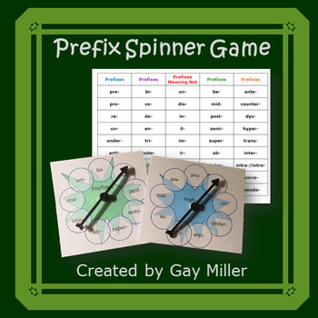 Free Prefix Spinner Game