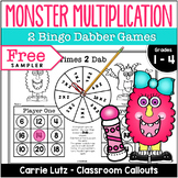 Free Bingo Dabber Multiplication Games - Distance Learning