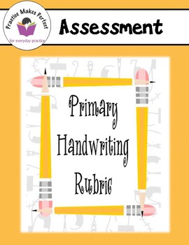 Preview of Free Primary Handwriting Rubric