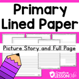 Primary Writing Papers | Lined Paper | Handwriting Paper |