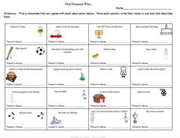 free printable activities for community classroom and team building