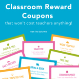 Free Printable Classroom Reward Coupons
