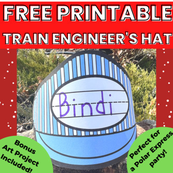 Preview of Free Printable Crafts | Train Engineer Hats | Polar Express Craft