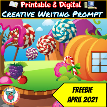Preview of Free Printable & Digital Creative Writing Prompt - April 2021