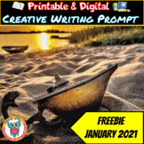 Free Printable & Digital Creative Writing Prompt - January 2021