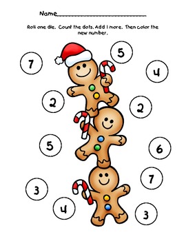 free printable gingerbread dice game by analinda marlett tpt