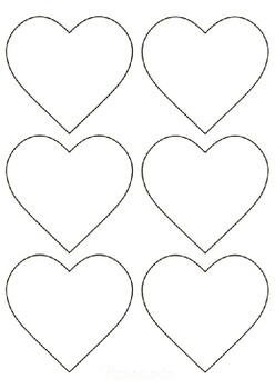 Free Printable Heart Templates | Printable/Digital Templates | TPT