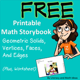 Free Printable Math Storybook Geometric Solids, Vertices, 