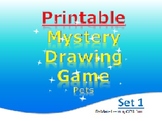 Printable Mystery Drawing Game for Elementary Any Subject