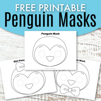 Preview of Free Printable Penguin Masks