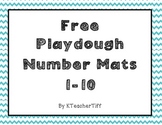 Free Printable Playdough Number Mats 1-10