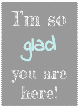 Free Printable Posters Be Kind I Believe In You I M So Glad You Are Here Etc