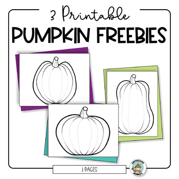 Preview of Free Printable Pumpkins • Halloween & Fall Art Activities & Crafts