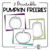 Free Printable Pumpkins • Halloween & Fall Art Activities 