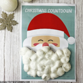 Printable Santa Beard Countdown To Christmas Calendar