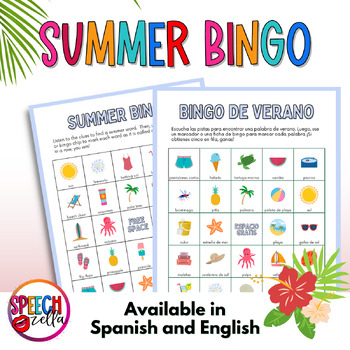 Preview of Free Printable Summer Bingo Game