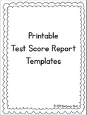 Free Printable Test Score Report Templates