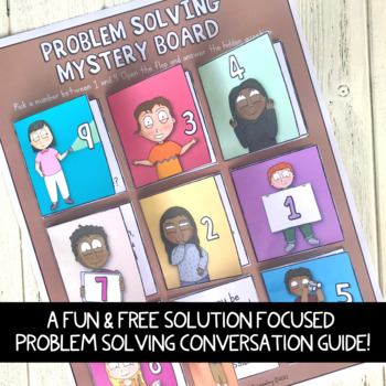 Preview of Free Problem Solving for Kids School Counseling Printable