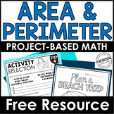 Free Project-Based Math Activity | Area & Perimeter | Math