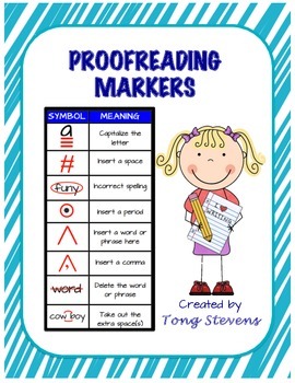 Preview of Proofreading Marks (Student Handout)