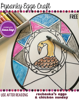 Preview of FREE Easter Egg Craft with Coloring Page, Template and Activity