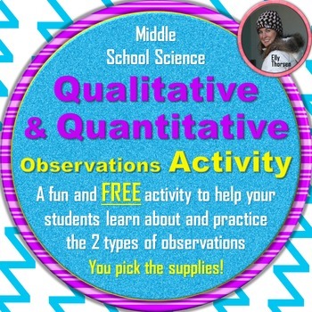 Preview of Free Qualitative and Quantitative Observations Activity: The Scientific Method