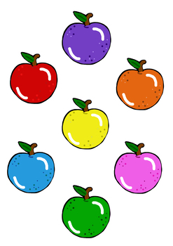 rainbow apples