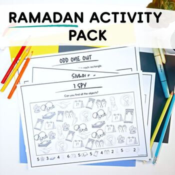 Preview of Free Ramadan Activity Printable Worksheets
