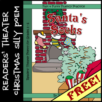 Preview of Free Readers Theater Christmas Poetry Script "Santa's Socks" Poem: Grade 3 4 5 6