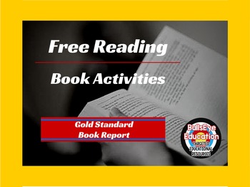 Preview of Free-Reading Book Project: The Gold Standard Book Report