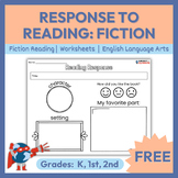 Free Reading Comprehension Worksheets | Fiction | K-2 | ELA