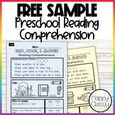 Free Reading Comprehension for Kindergarten