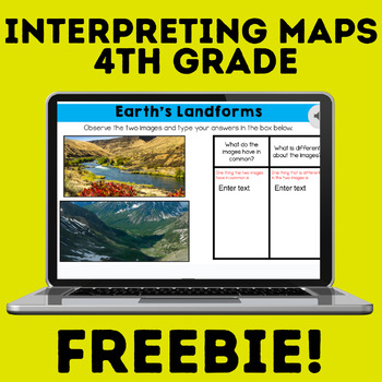 Preview of Free Reading Maps Google Slides Activity