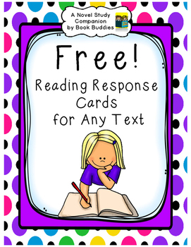 Preview of Reading Response Cards for Any Text